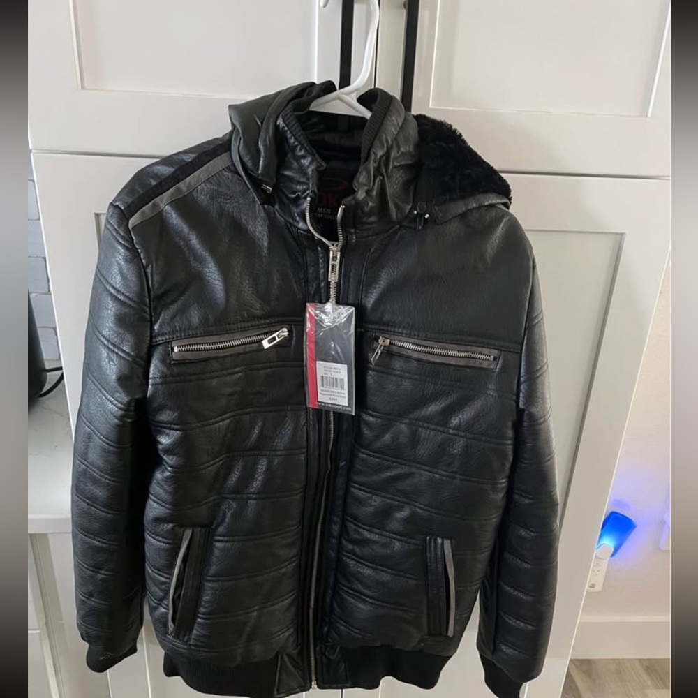 Leather jacket small NWT